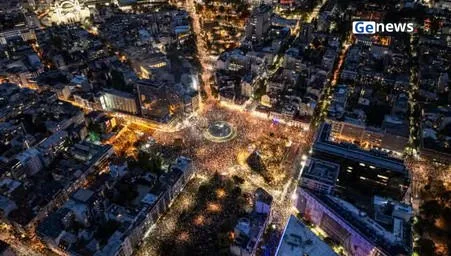 ბელგრადში „სტუდენტური სიის“ 150 000-მდე მხარდამჭერი შეიკრიბა