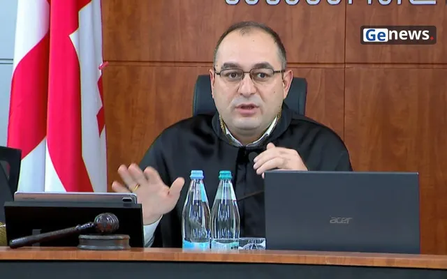 ნადარაია: პარტიების საქმეზე სხდომა ორშაბათს, 14:00 საათზე განახლდება