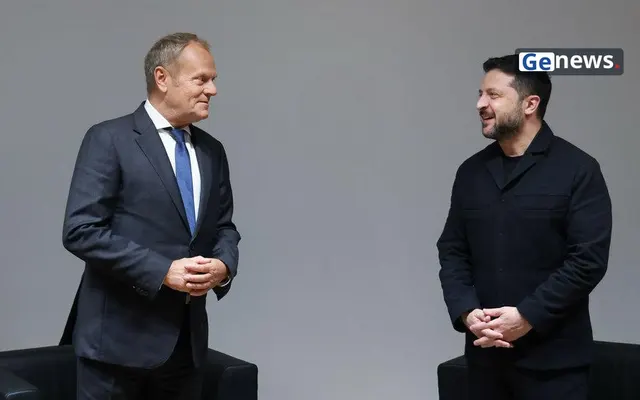 ზელენსკი პოლონეთის პრემიერ დონალდ ტუსკს შეხვდა